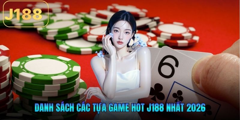 Danh sách các tựa game hot J188 nhất 2026